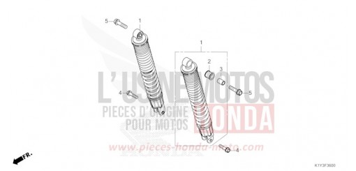 REAR CUSHION WW125AP de 2023